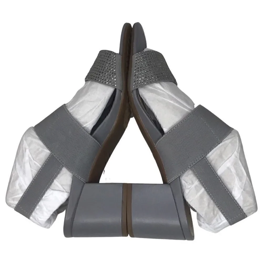 Abeo NWOT Kirby Gray Sandals  Women’s Size 8 N